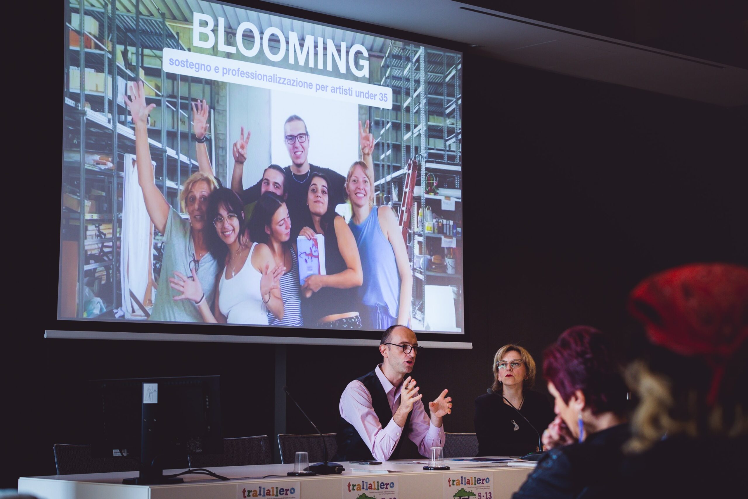 presentazione del progetto blooming in conferenza stampa
